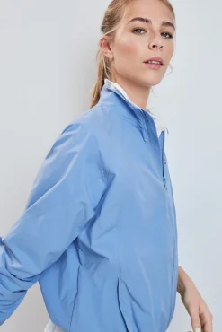 Casaco corta-vento bomber azul