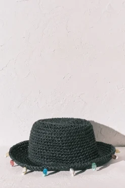Chapéu bucket em crochet preto