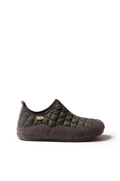 Chinelo Para homem em Feltro e Tecido Acolchoado