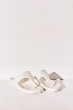 Chinelos de borracha EVA branco