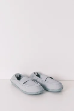 Chinelos de quarto mocassim azul