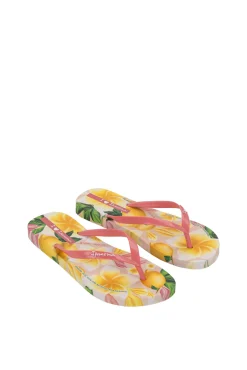 Chinelos estampado floral tropical