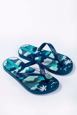 Chinelos infantis estampado de verão