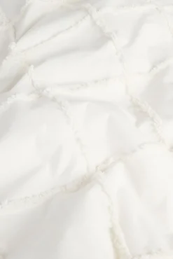 Colcha com tufting branco Royal 270x280