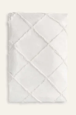 Colcha com tufting branco Royal 240x260