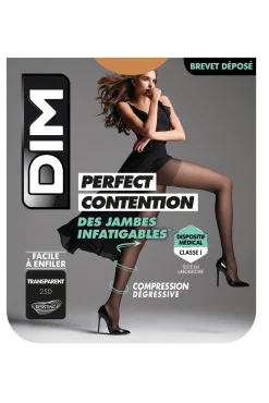 Collant de compressão Perfect Contention transparente pernas cansadas