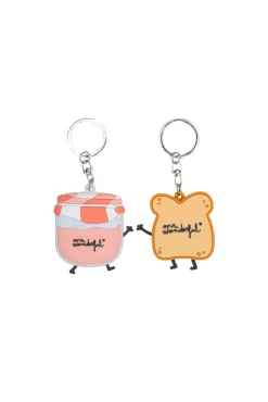 Conjunto de dois porta-chaves
