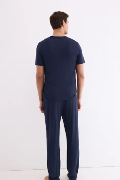 Conjunto de pijama em malha