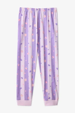 Conjunto de pijama estampado Kuromi para meninas