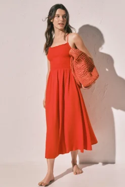 Conjunto de vestido e mala