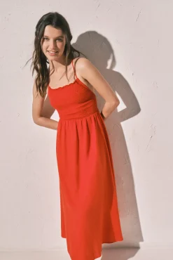 Conjunto de vestido e mala