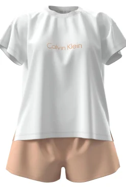 Conjunto pijama curto liso logo