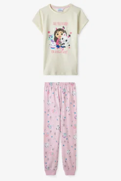 Conjunto pijama infantil gatos Gabby
