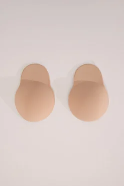 Copas adesivos de espuma na cor nude