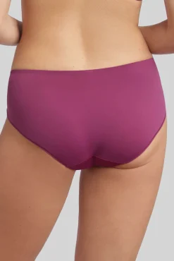 Cueca alta com bordado floral