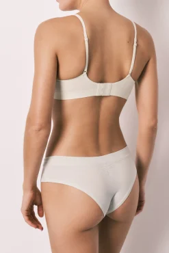 Cueca brasileira larga franzida verde