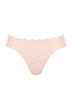 Cueca cintura alta renda invisível