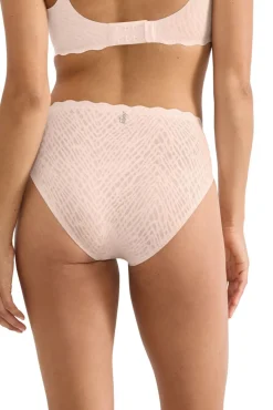 Cueca cintura alta renda invisível
