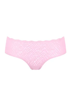 Cueca clássica invisível com renda