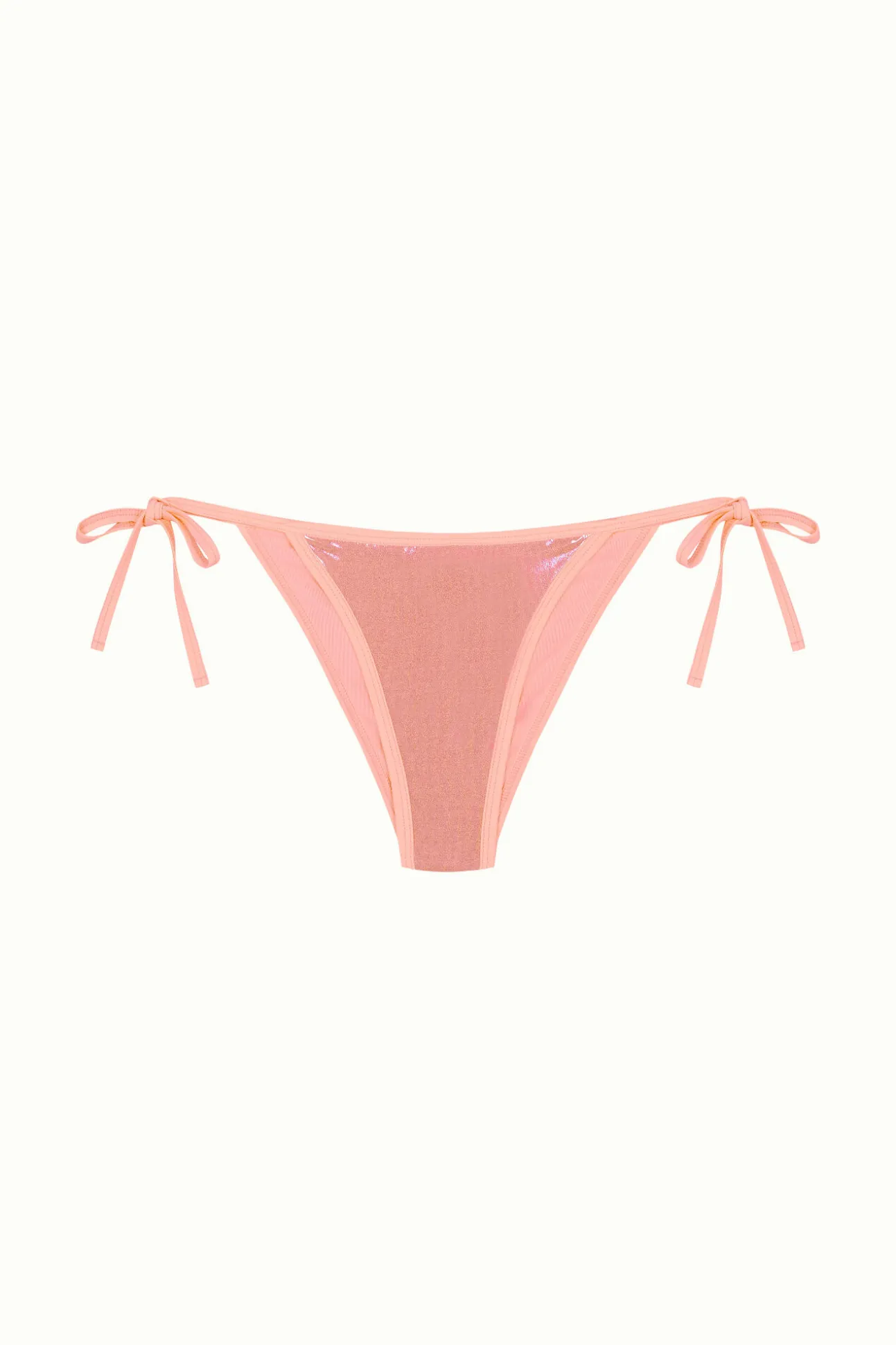 Cueca de biquíni clássica metalizada