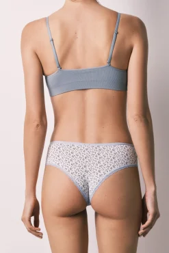 Cueca larga brasileira estampado flores