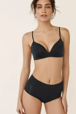 Cueca média modeladora preta