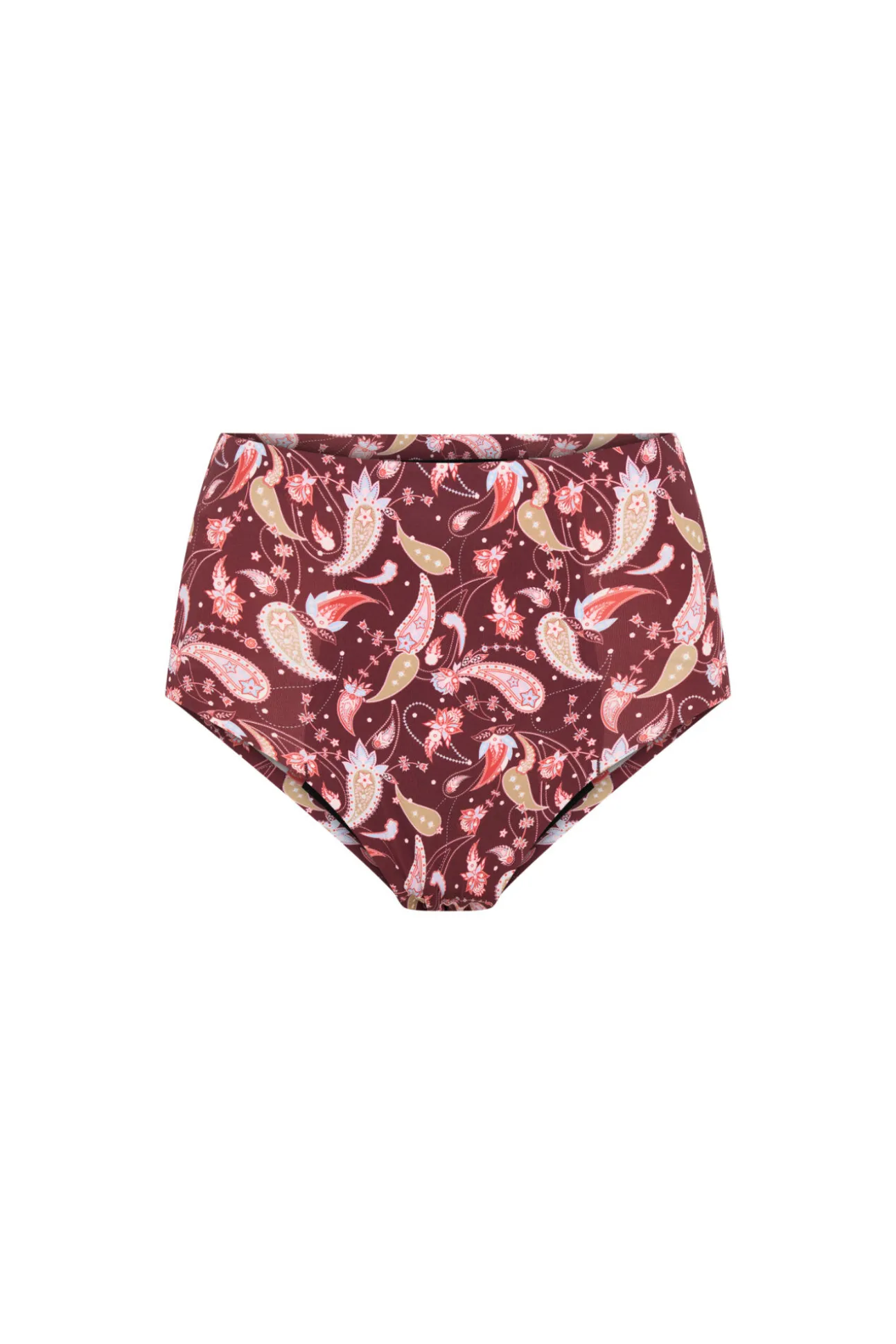 Cueca Menstrual Alta Sem Costura Fluxo Super Vermelho