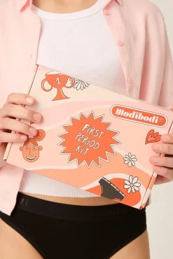 Cueca Menstrual Sem Costura Fluxo Abundante Azul