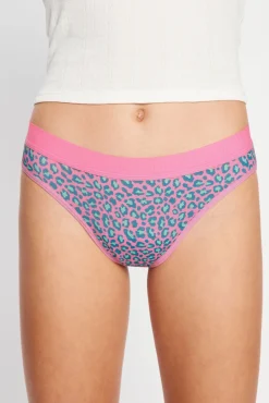 Cueca Menstrual Teen em Algodão Orgânico Fluxo Abundante Pink