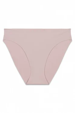 Cuecas clássicas sem costuras em microfibra rosa