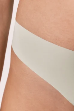 Cuecas clássicas sem costuras em microfibra verde