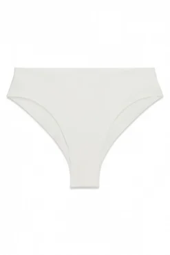 Cuecas culotte clean cut em microfibra branca