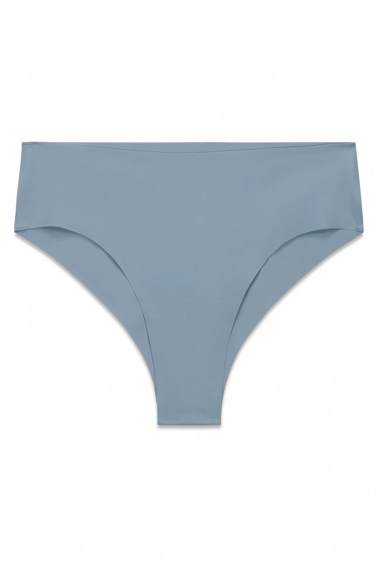 Cuecas culotte corte a laser em microfibra azul