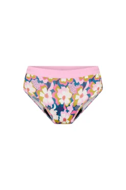 Cuecas menstruais teen em algodão orgânico fluxo abundante Pink