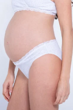 Cuequinha pré-mamã canelada estampada