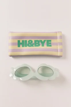 Óculos de sol com capa verde