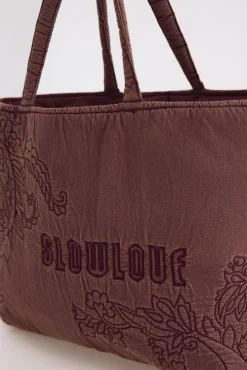 EMBROIDERY WASHED SHOPPER