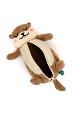 Estojo de peluche Lontra Preguiçosa