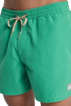 Fato de banho curto liso com cordões