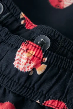 Fato de banho de menino estampado peixe-balão