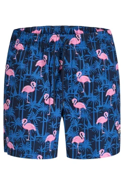 Fato de banho estampado contraste
