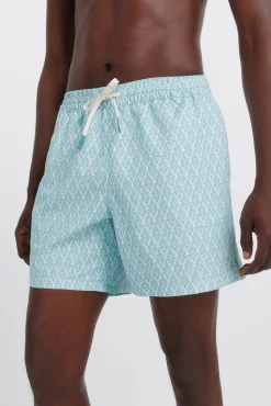 Fato de banho estampado de folhas