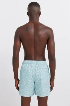 Fato de banho estampado de folhas