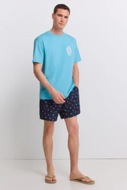 Fato de banho estampado de polvos