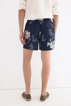 Fato de banho estampado de flores grandes