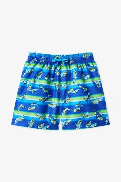 Fato de banho infantil estampado de tubarão