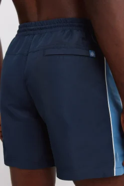Fato de banho liso com cortes