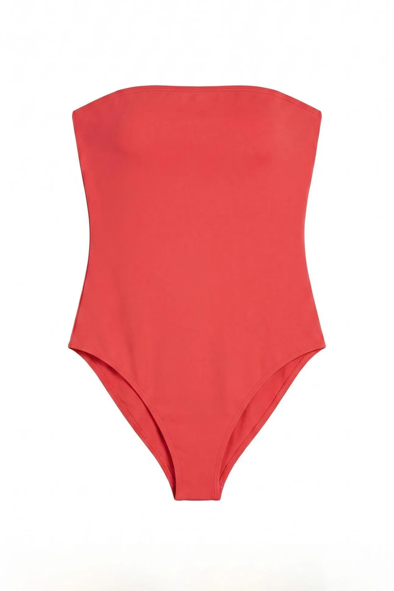 Fato de banho bandeau vermelho