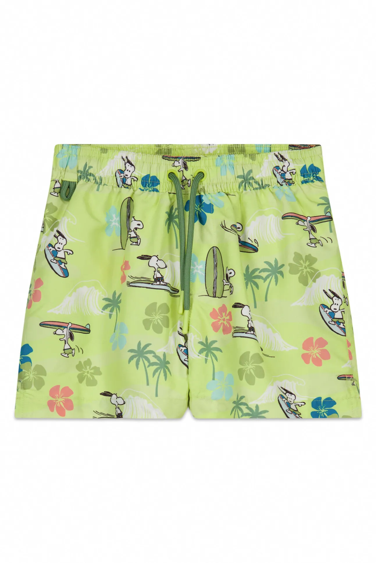 Fato de banho de homem estampado tropical Snoopy