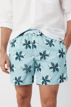 Fato de banho estampado de flores grandes